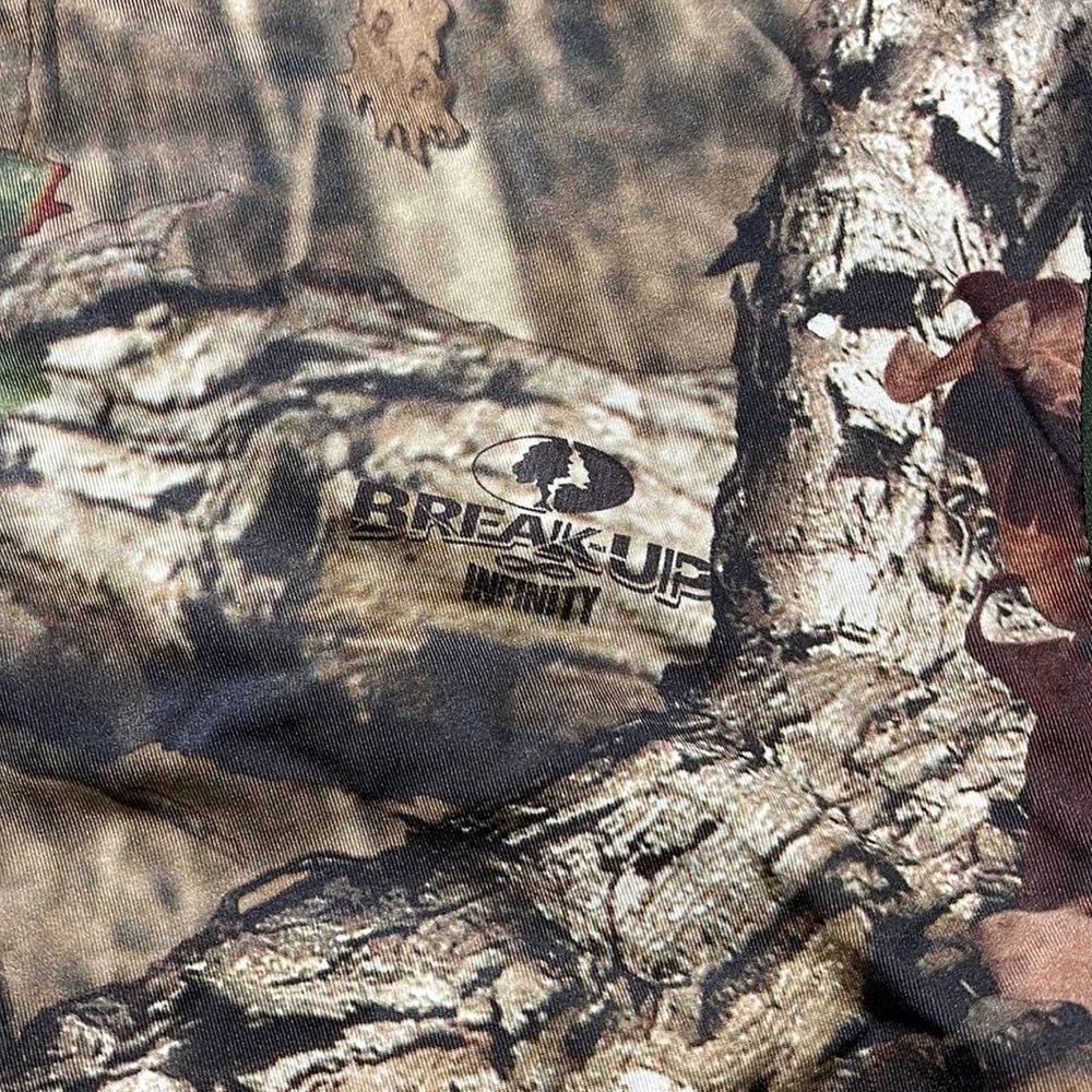 EUC Mossy Oak Break Up Infinity Quarter Zip Camoflauge Pullover Jacket Size XL - Picture 6 of 8